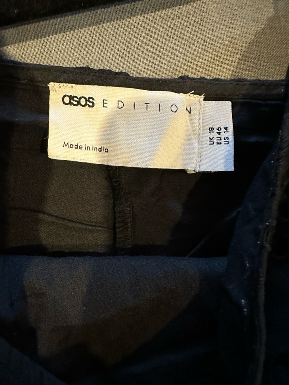 ASOS Black Eyelet Maxi Dress Size 14 - Picture 2 of 2